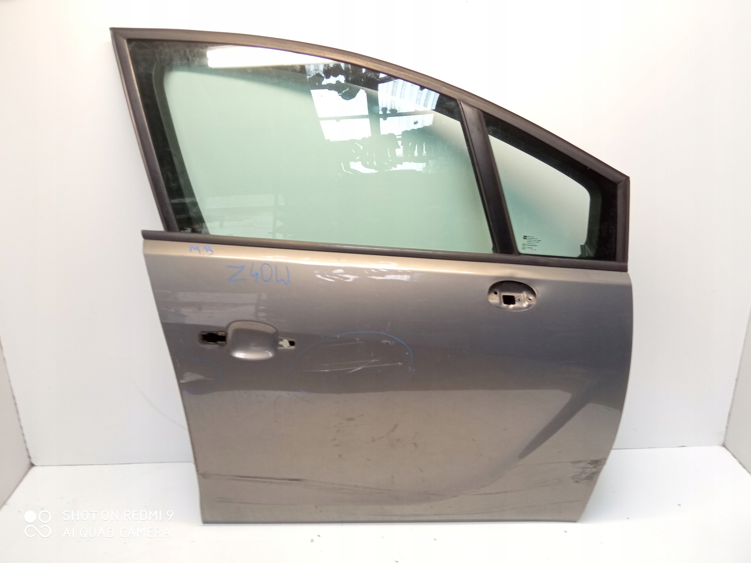 OPEL MERIVA B door right front right Z40W