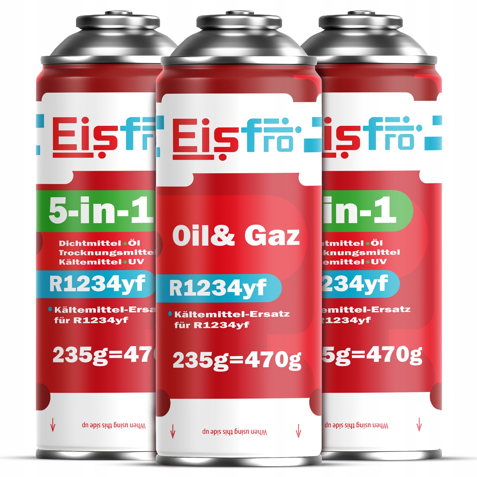 3x Gaz Pro Klimatizace R1234yf chladivo 2v1 5v1 705g