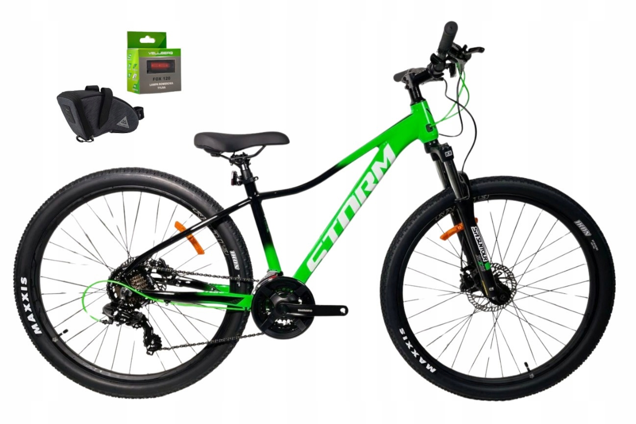 Rower 27,5 Storm Mtb Shark 2.0 TX300 3X7 2X Tarczowy Hydrauliczny 15 +grati