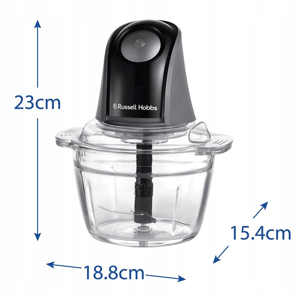 RUSSELL HOBBS Robot Kuchenny Elektryczny Do Warzyw Owoców Mięsa 1L 350W — miniatura 9