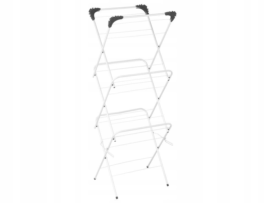 Levně Kovový sušák na prádlo Malta, 47 x 41 x 136 cm