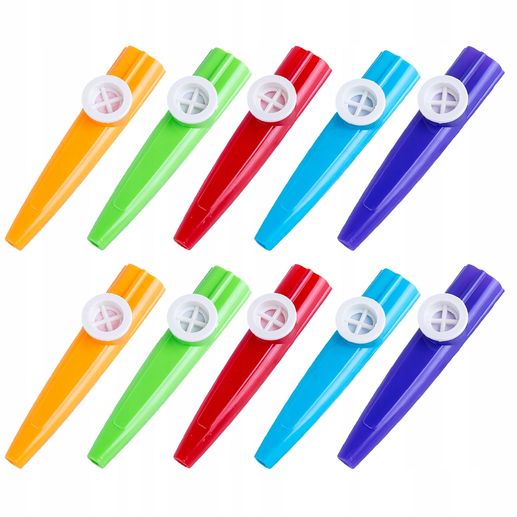 10x Plastikowe KAZOO mix kolorów ZESTAW Kod producenta PKMK10-01