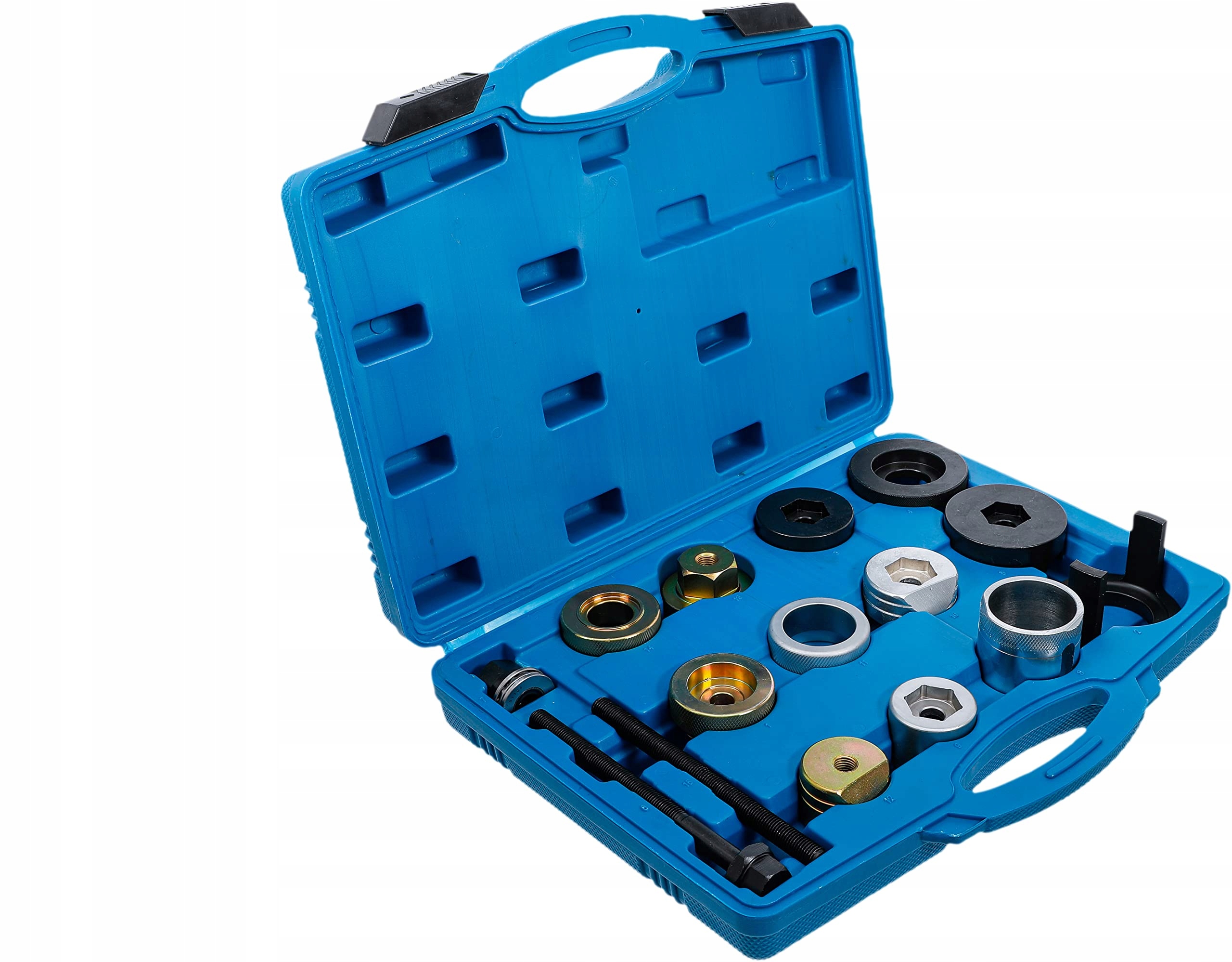 Zestaw narzędzi do tulei tylnej osi | dla BMW E36, E46, E85 Liczba elementów w zestawie 15