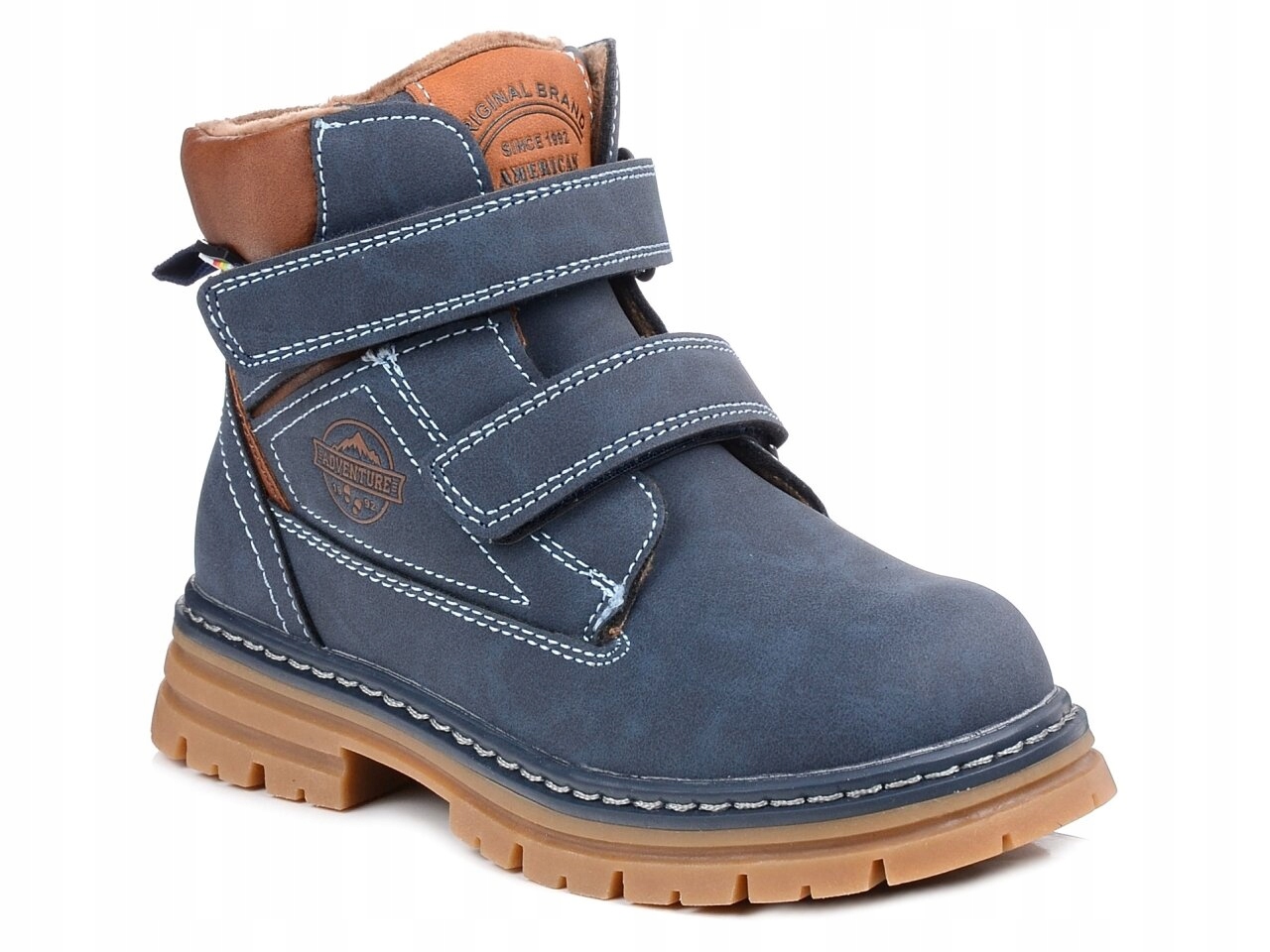 Buty zimowe dziecięce chłopięce botki ocieplane American Club XD 100/23 32