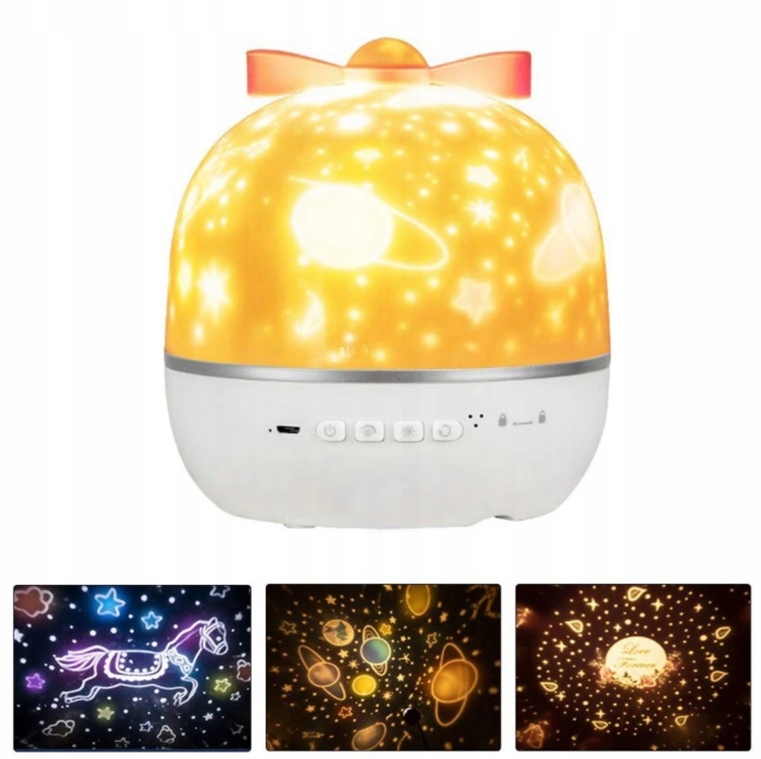 

Nocna Lampka Projektor Gwiazd Led Wielokolorowy