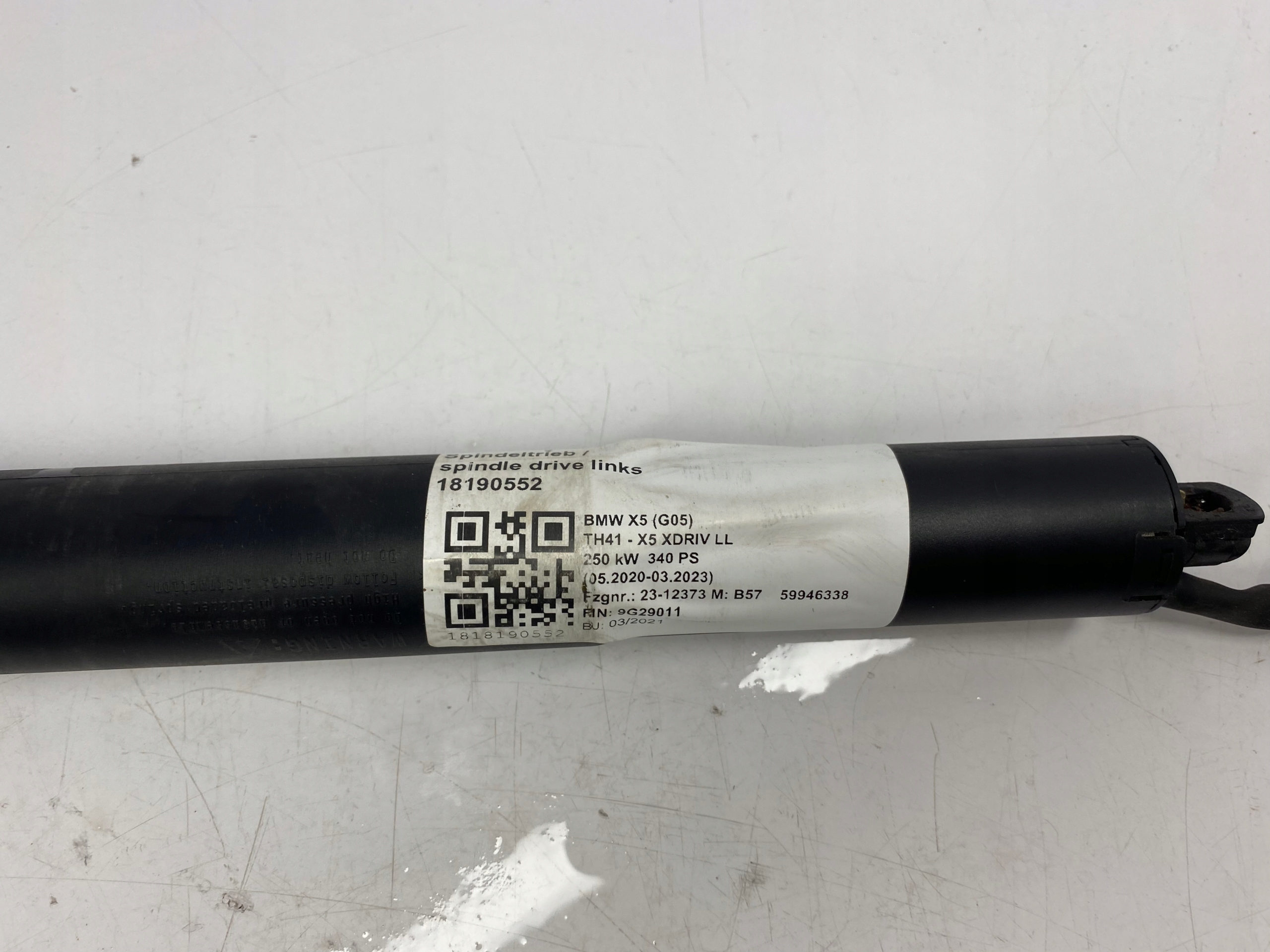 BMW X5 G05 Dämpfer heckklappe 9482800