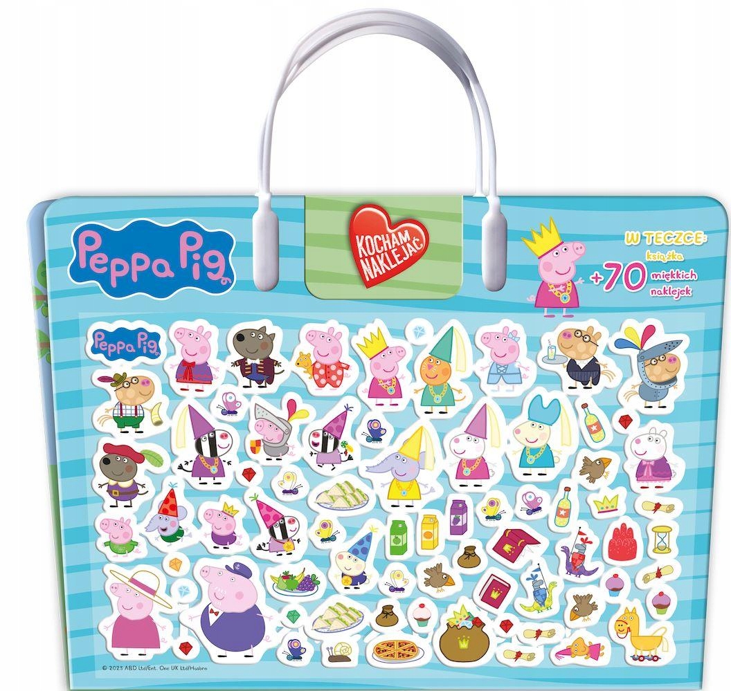 BAJKA DLA PEPPY. ŚWINKA PEPPA. KOCHAM NAKLEJAĆ