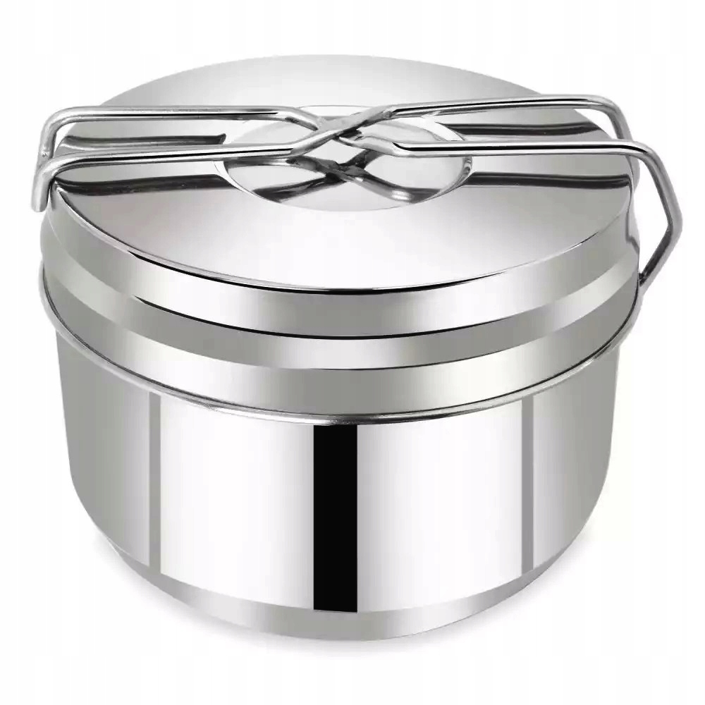 MENAŻKA Turystyczna Garnek Rondel Kubek Sztućce Model KH-1374