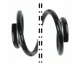 Sprezyna TYL AUDI A6 C6 2 0 3 2 SEDAN KOMBI 04 11 Type of suspension standard