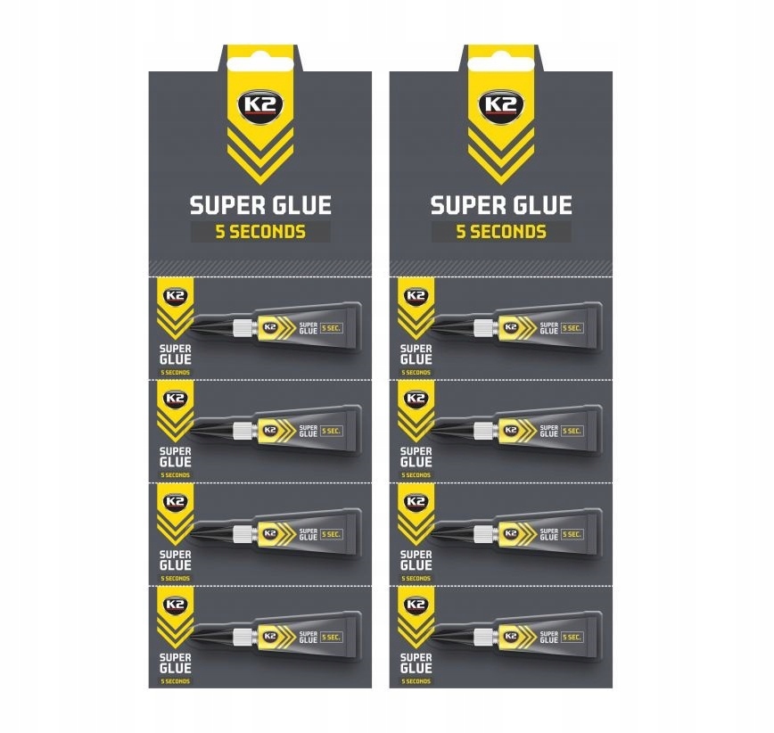 

K2 Glue Mocny Klej Uniwersalny 3G 8 Sztuk