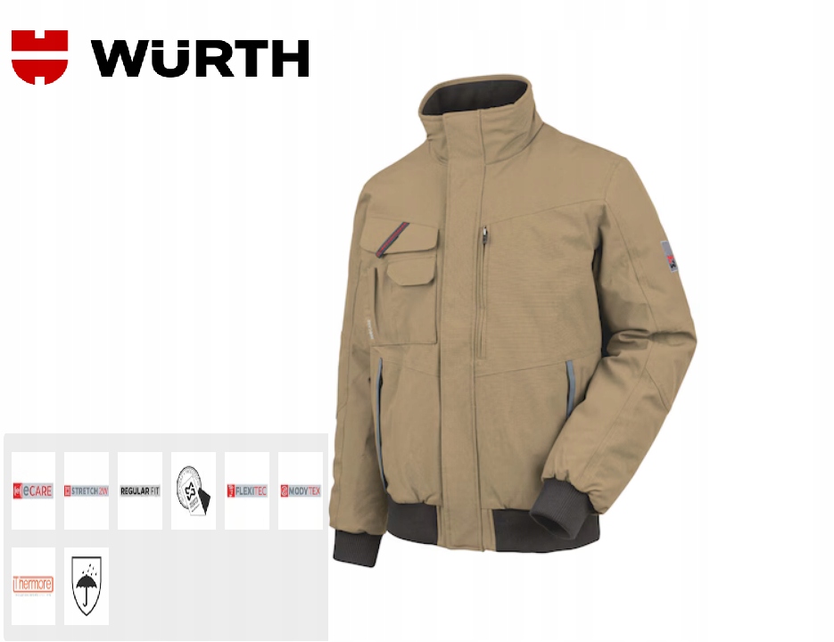 Pracovní bunda Wurth Modyf Wurth Stretch X Modytex Béžová Rl