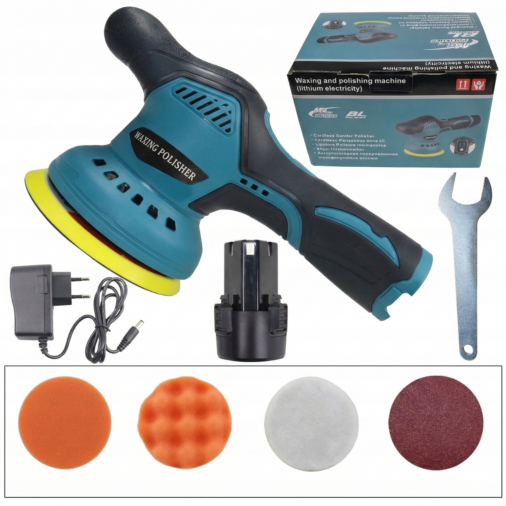 POLERKA SAMOCHODOWA, BATERIA 2x24V / SZLIFIERKA AKUMULATOROWA