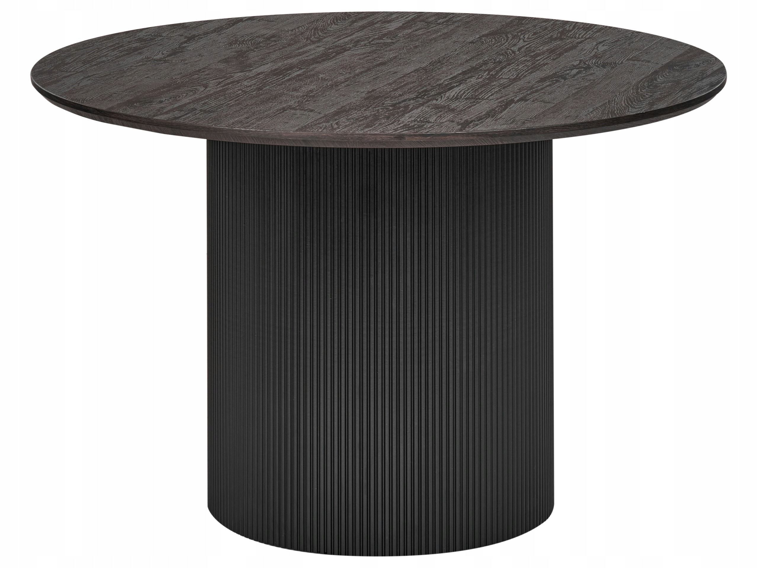 Stół do jadalni minimalistyczny 120 cm czarny