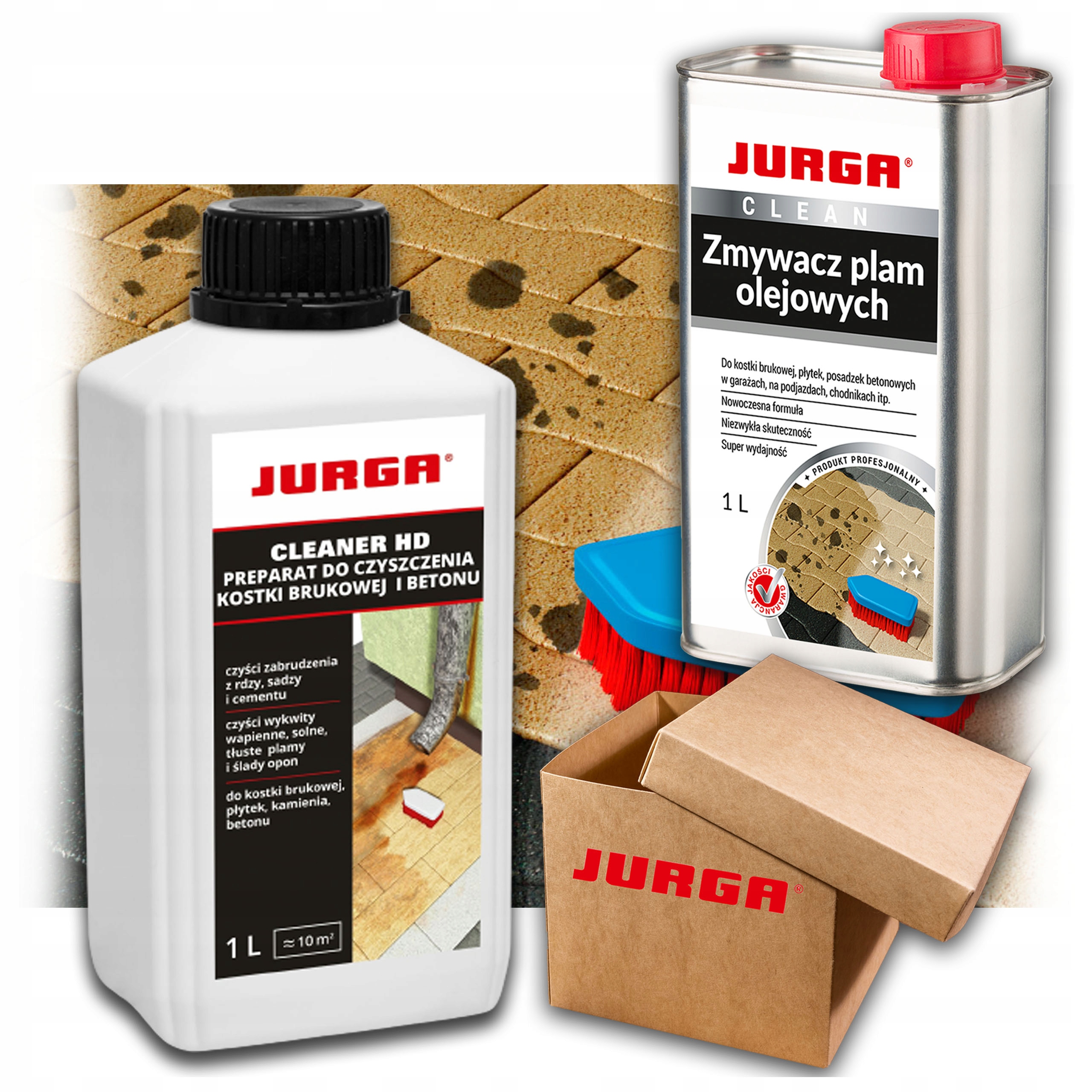 Płyn do Mycia Kostki Cleaner Hd 1L Bardzo Mocny Zmywacz Plam Olejowych 1L