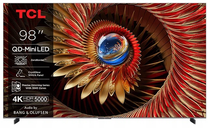 Telewizor Tcl 98Q8C 98" 4K Uhd Mini Led Google Tv 144Hz