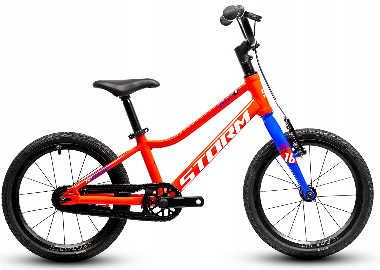 Rower 16 Storm Rocky Lekki ok. 6,6 kg Light czerwony