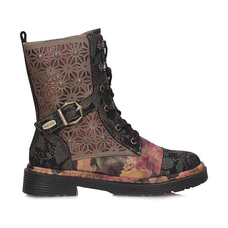 Stylové dámské kotníkové boty Laura Vita 0007476 Incaso 36 Noir SL1127-36