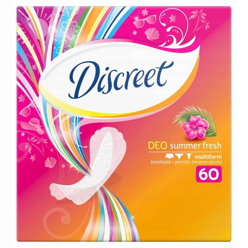 

Discreet Wkładki 60SZT Deo summer fresh