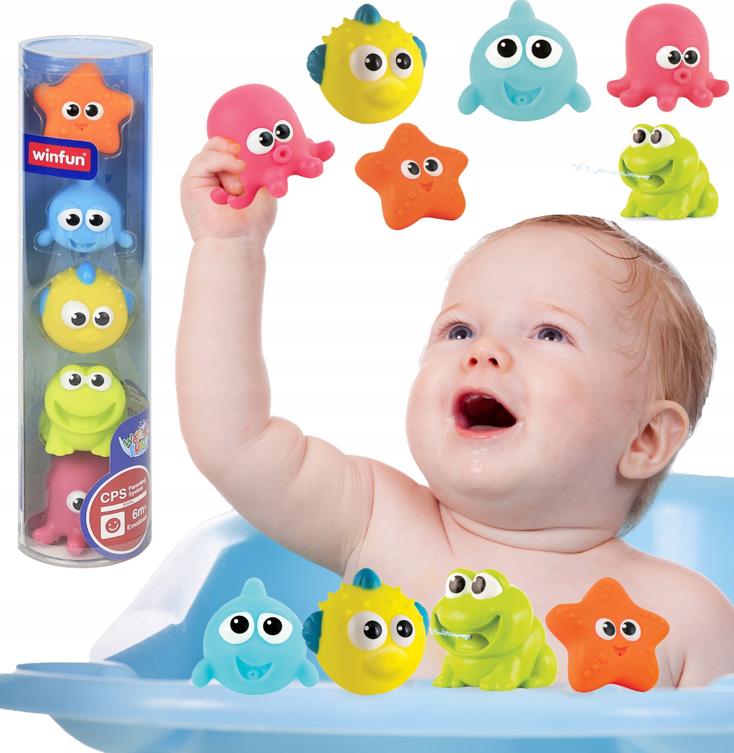 

Smily Play Wodniaki zabawki do kąpieli wanny wody