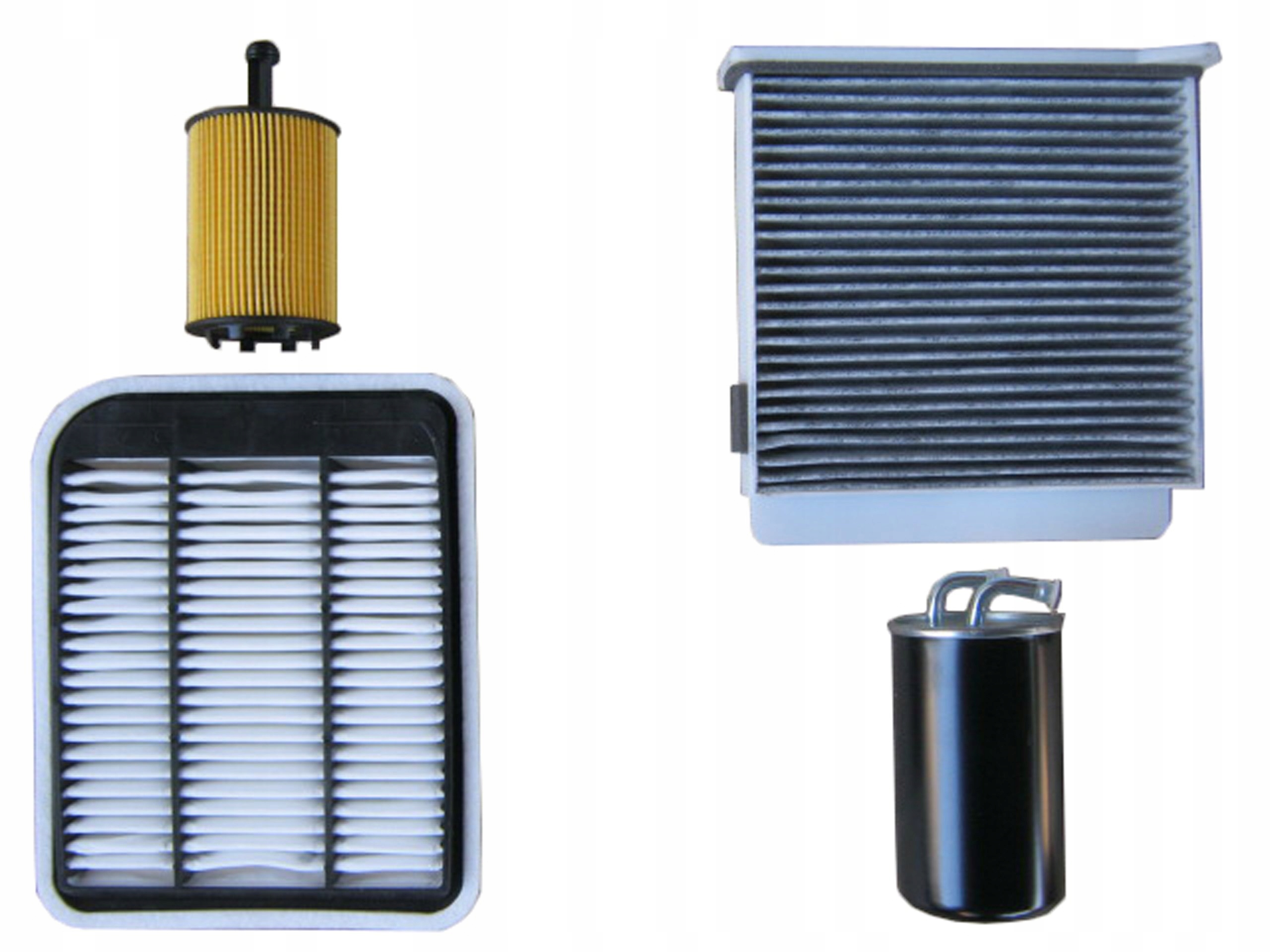 

Mitsubishi Grandis 2.0 DiD Filtry Zestaw Komplet