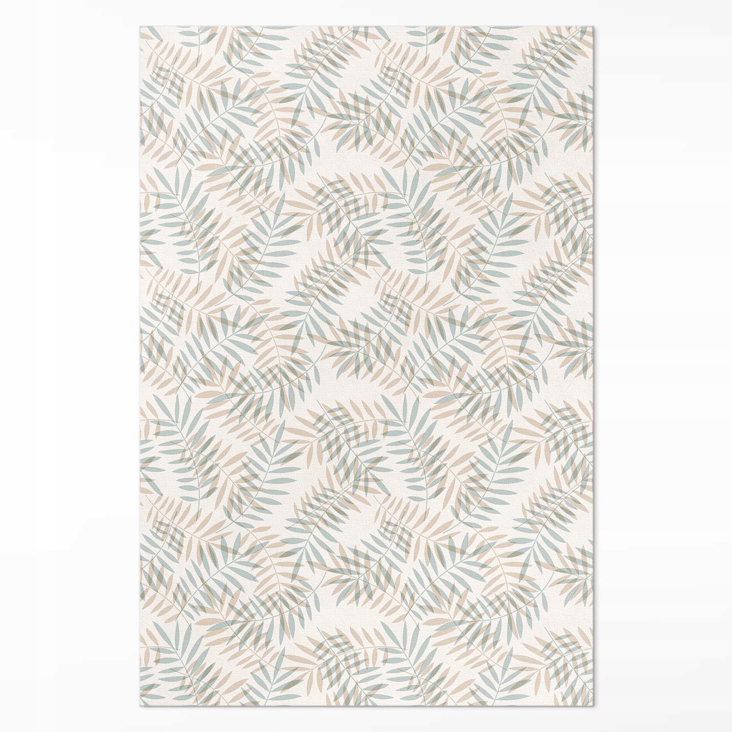 Koberec Vinyl do bytu Jemné tropické listy vzor boho 80x120 cm