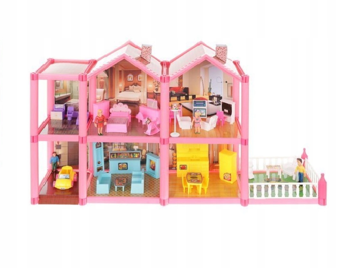 KREATYWNY DOMEK WILLA DO ZŁOŻENIA DOMEK MINI LALEK