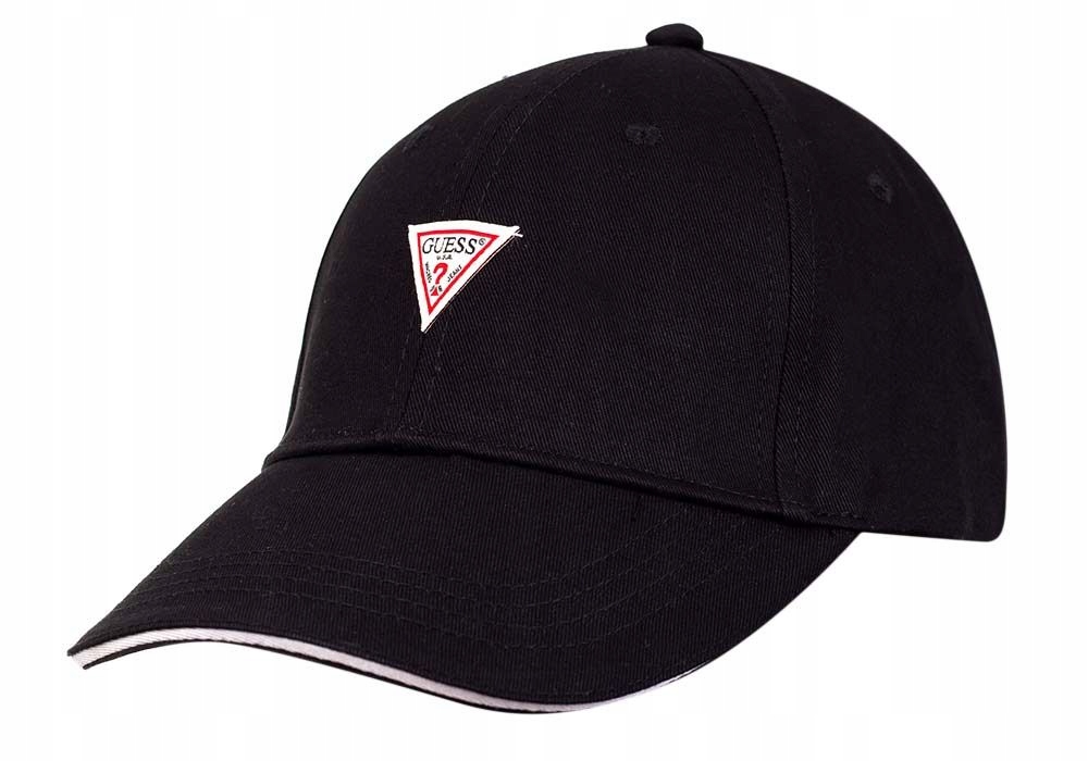 

Guess Czapka Z Daszkiem Triangle Logo Cap Black