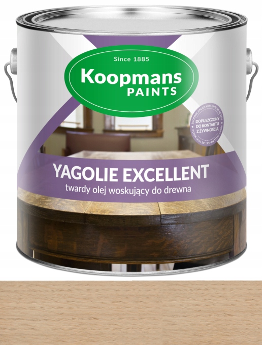 

Koopmans Yagolie Olej,wosk twardy drewna 1L Surowe