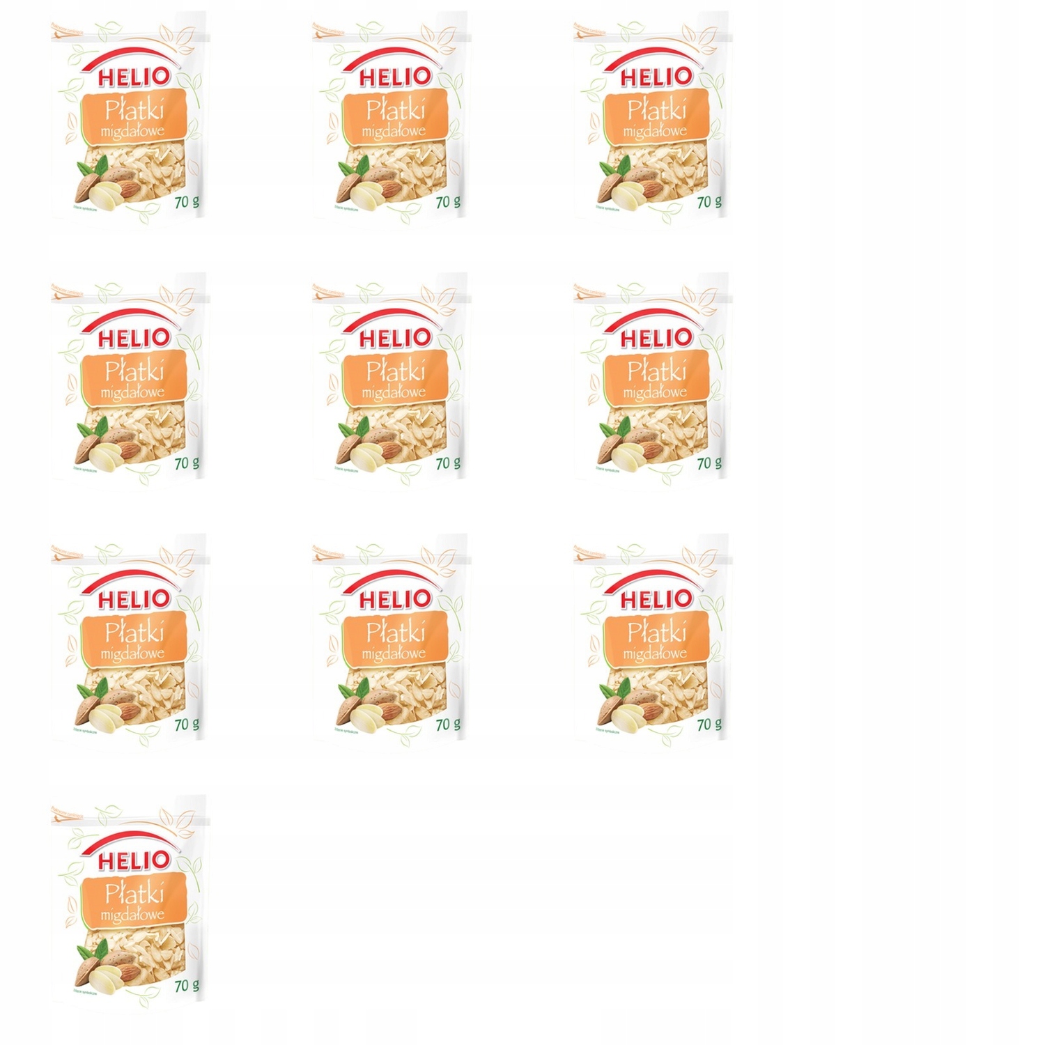 10 x 70 g Helio madlové plátky Karton