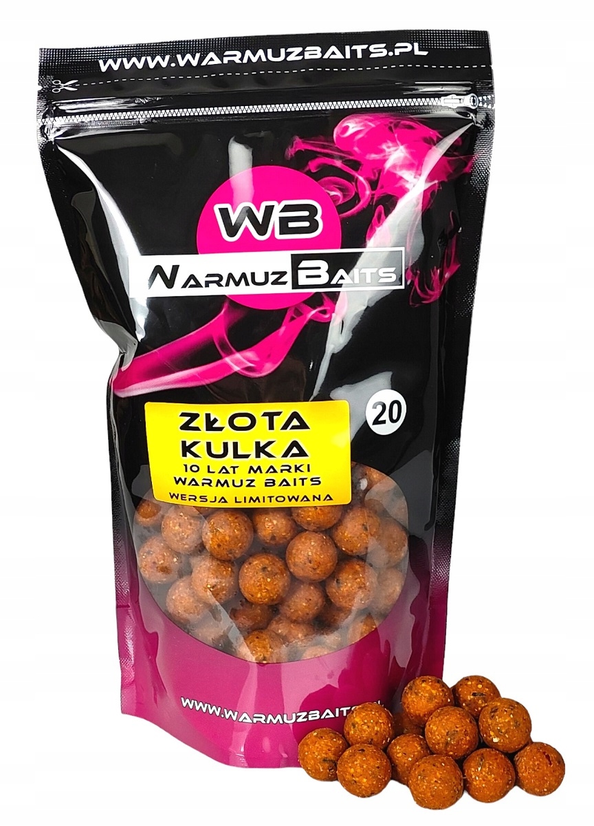 Kulki Złota Kulka 20mm 900g Warmuz Baits