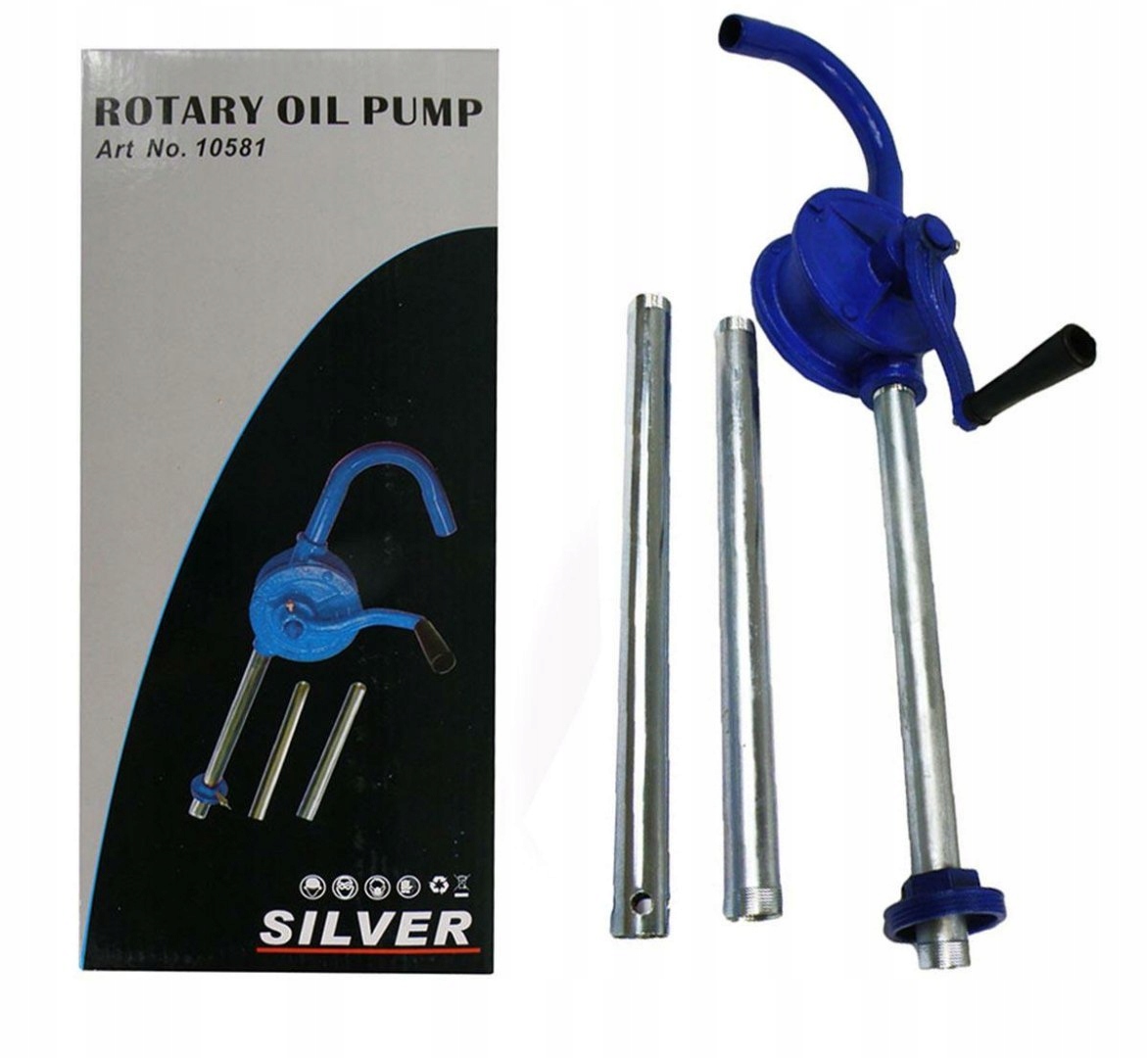 POMPA RĘCZNA DO OLEJU 3cz. 1"/SILVER