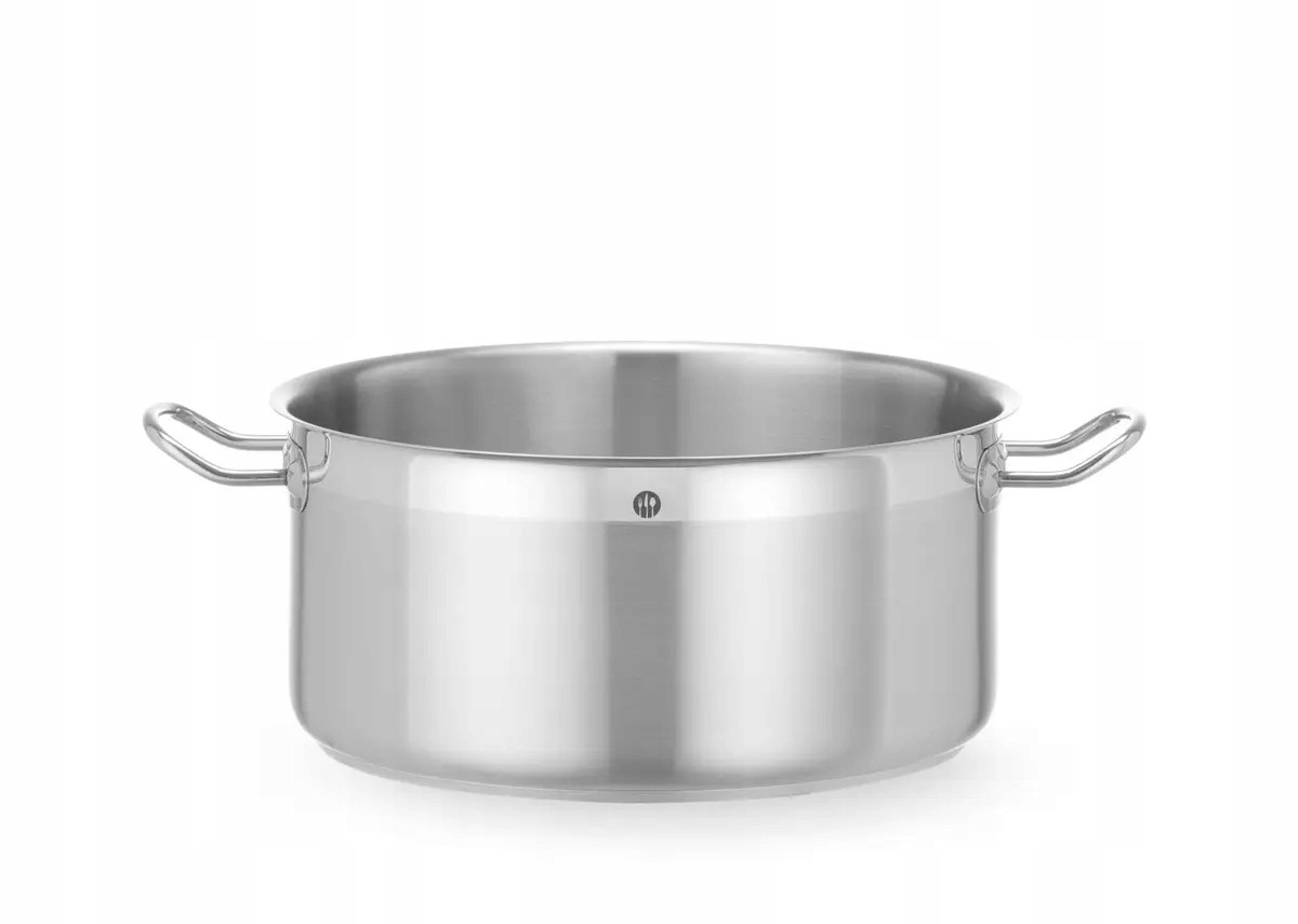 Nízký hrnec bez víka, Hendi, Profi Line, 12 l, ⌀320x(H)150 mm, Kulatý