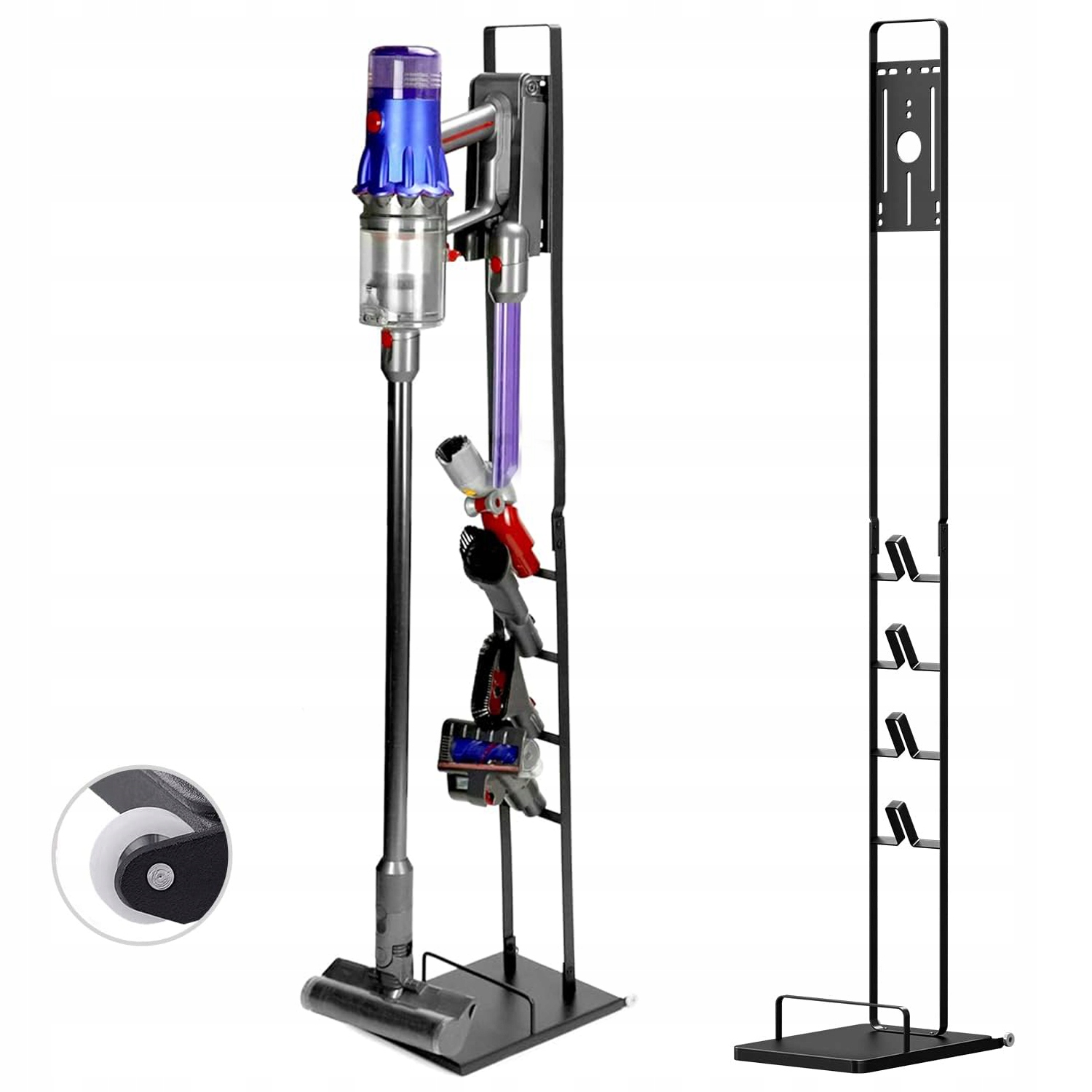 Stojanový Věšák S Držákem Pro Dyson Gen5 V15 V11 V10 V8 V7 V6 S Kolečky