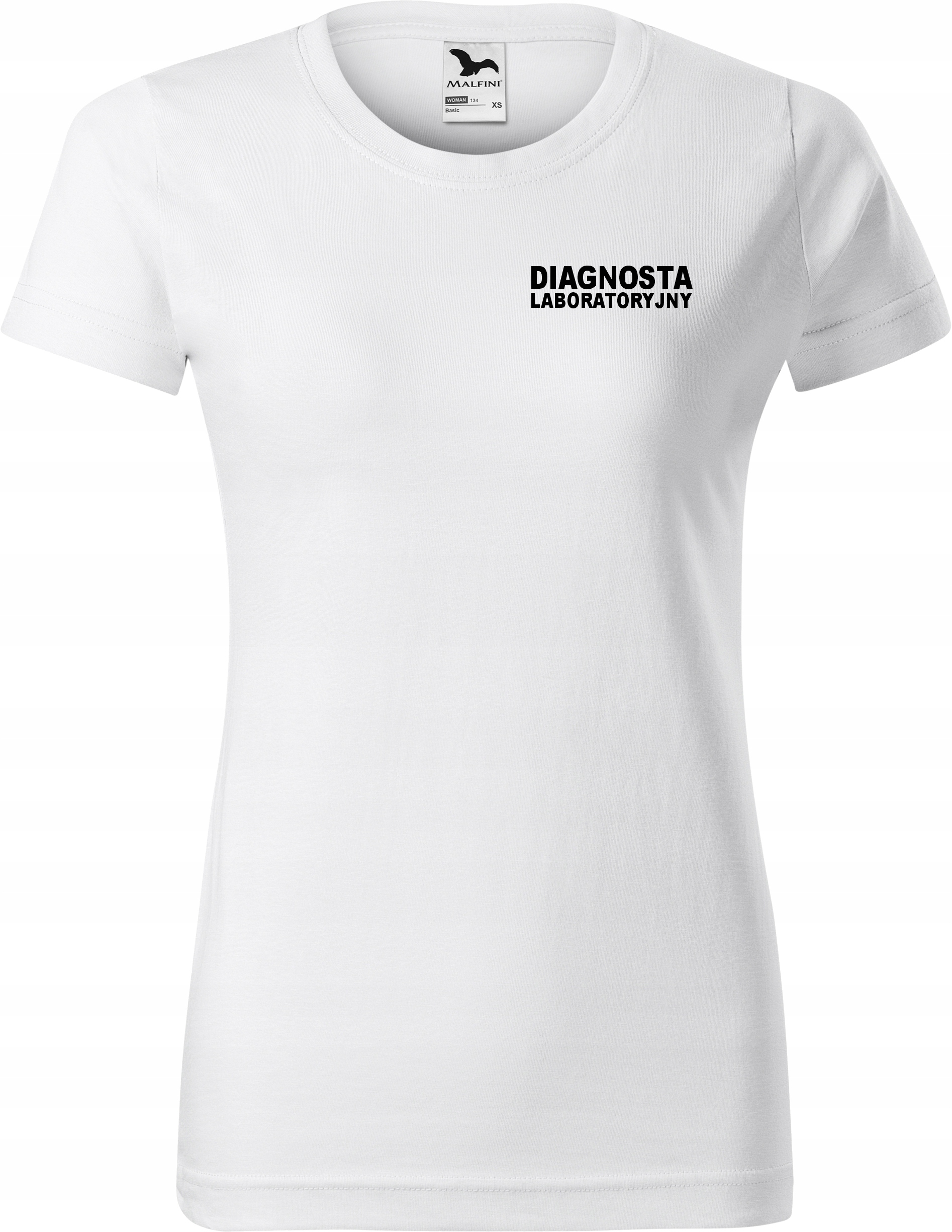 

Damska koszulka medyczna Diagnosta Laboratoryjny