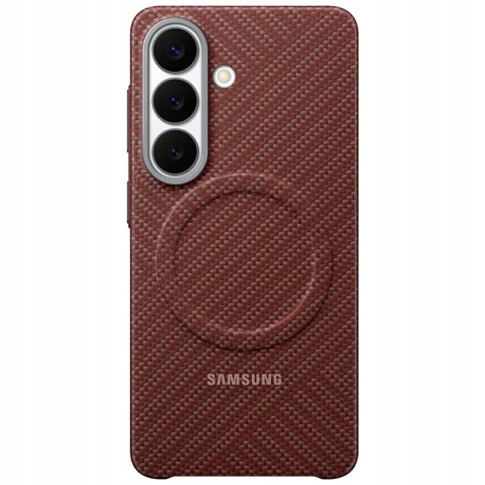 Puzdro Samsung Carbon Magnet pre Samsung Galaxy S26+ červené