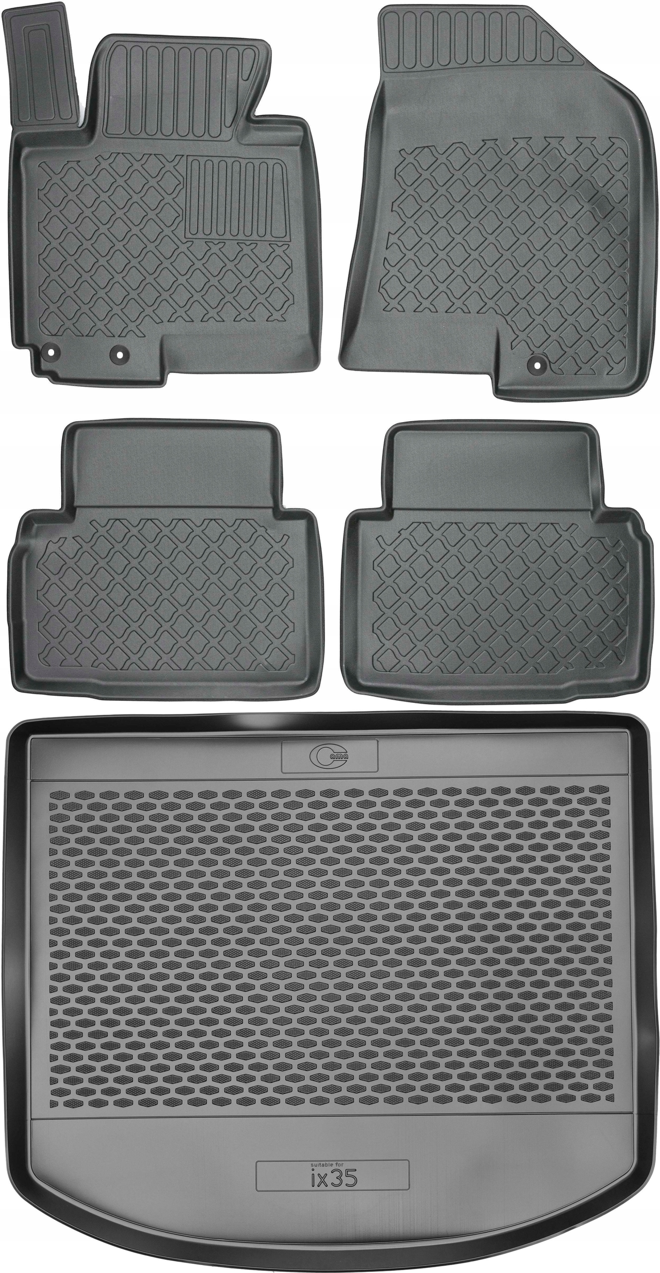 Hyundai ix35 Suv od roku 2010-2016 Sada Koberce batožinový priestor