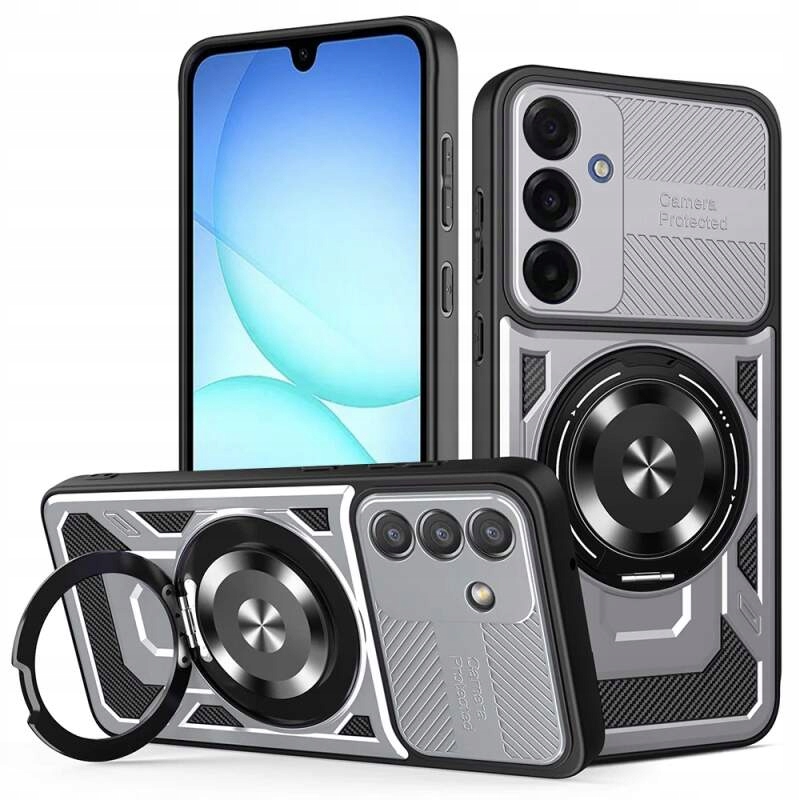 Techsuit RuggedCam etui do Samsung Galaxy A16 4G A16 5G szare