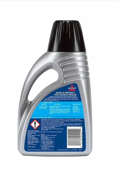 Bissell Wash & Protect Pro Stain & Usuwacz Nieprzyjemnych Zapachów 750 ml EAN (GTIN) 011120016376