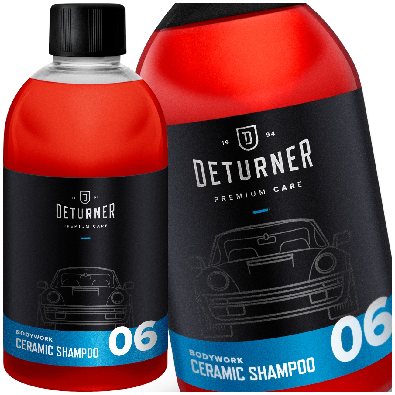 Deturner Ceramic Shampoo Szampon Neutralny Do Samochodu Z SIO2 Hydrofobowy
