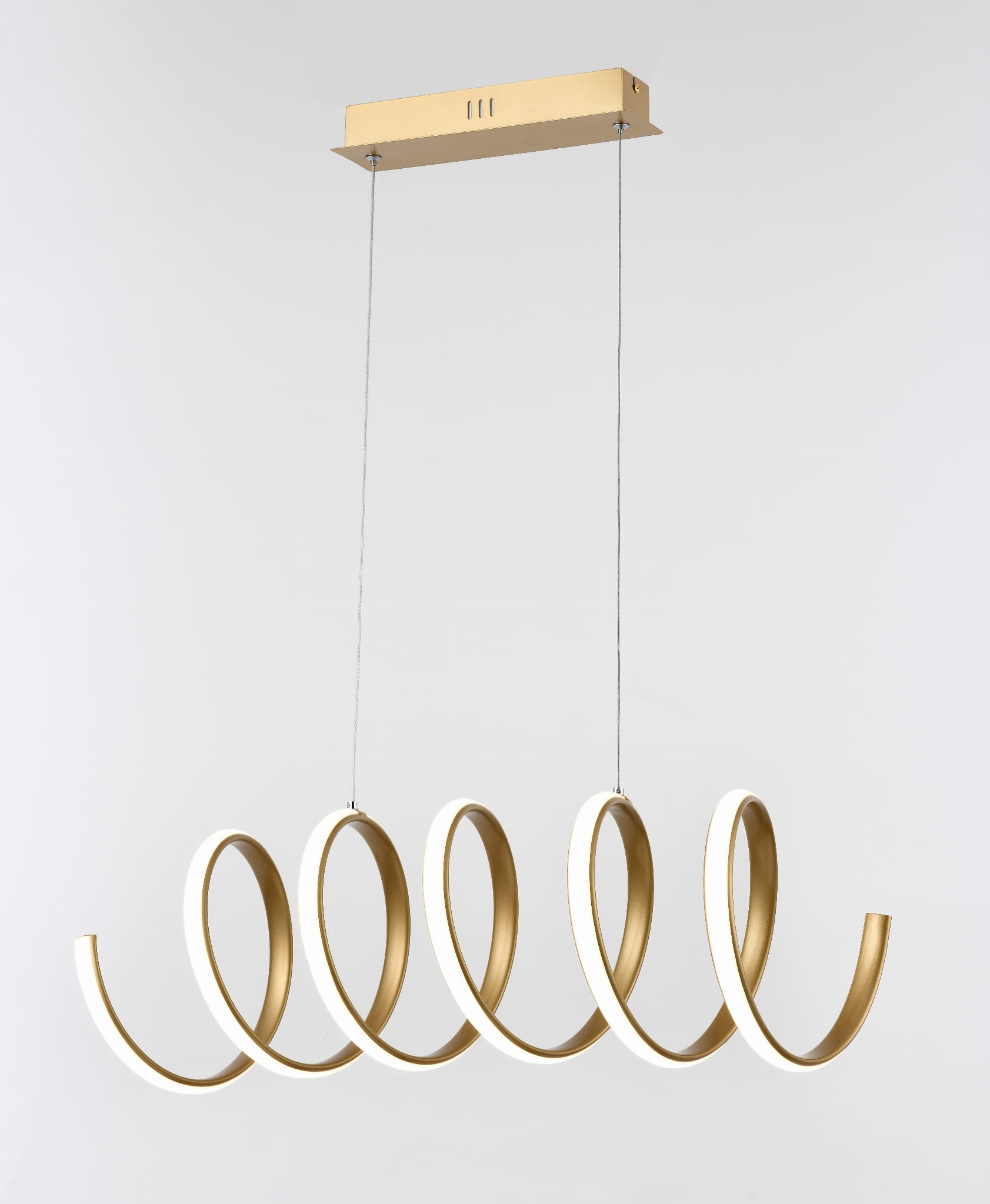 Závěsná lampa Ribbon 336401-09 zlatá matná led