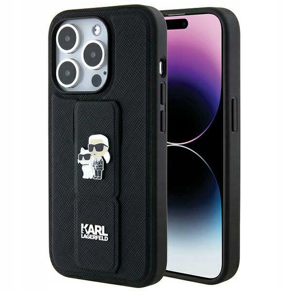 Pouzdro Pro Iphone 14 Pro Karl Lagerfeld Gripstand Saffiano