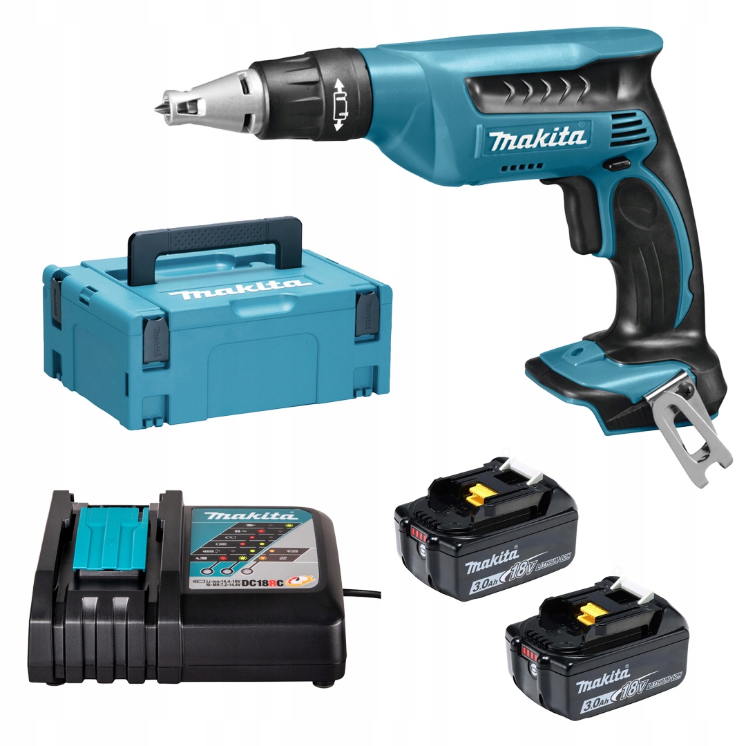 Aku Šroubovák Makita pro desky G-k DFS451RFJ Lxt 18V 2x3Ah kufr