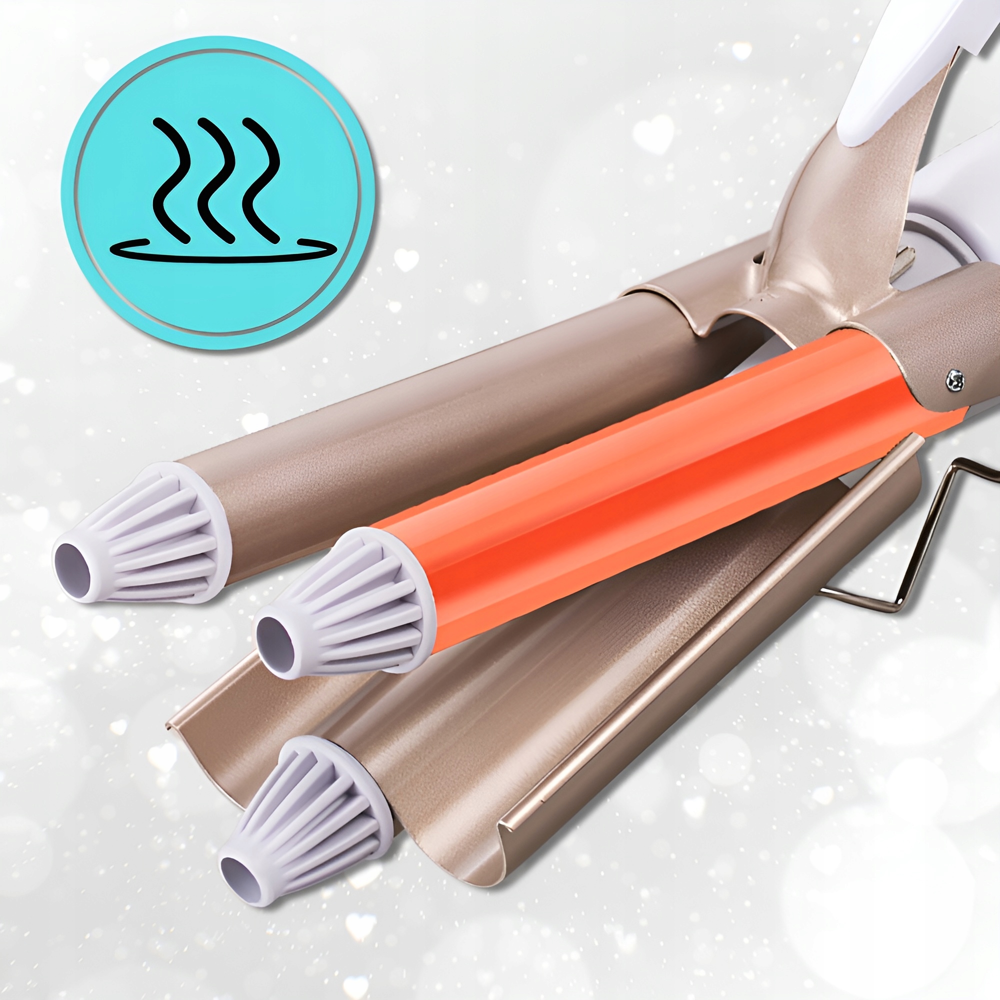 HAJSÜTŐVAS KEMEI INVERTER KERÁMIA HAJSÜTŐVAS 45W TPC 170-220 °C Alapszín fehér