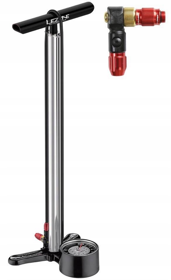 Lezyne pompka podłogowa Cnc Floor Drive 220psi srebrna