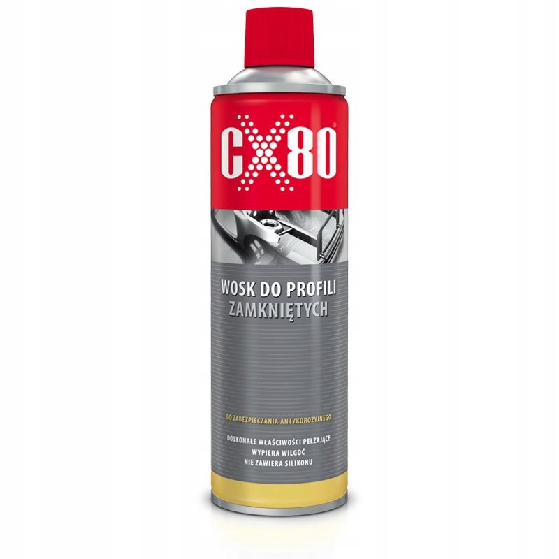 

CX80 Wosk Do Profili Zamkniętych 500ML. 864 Spray