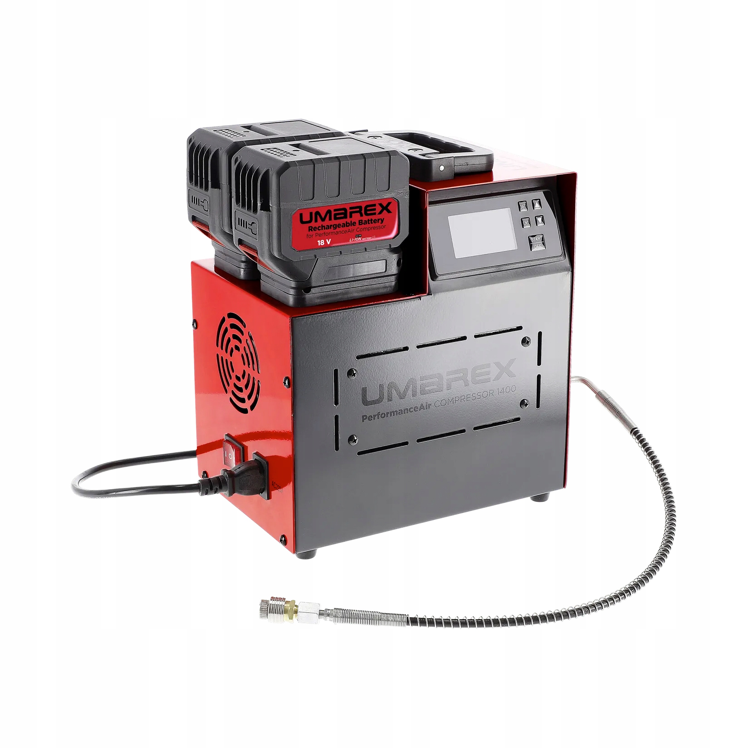 Pcp kompresor pro vzduchovky Umarex Pac 1400 300 bar 230 V a 18 V