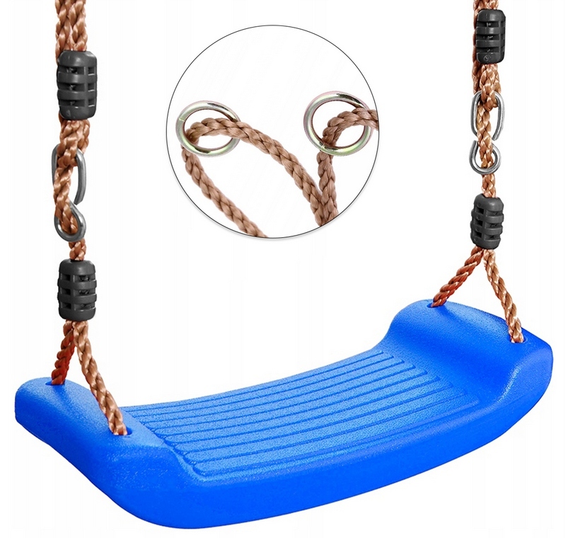 HUŚTAWKA OGRODOWA DLA DZIECI HUŚTAWKA DLA DZIECI DESKA SIEDZISKO PLASTIKOWA Rodzaj siedzisko