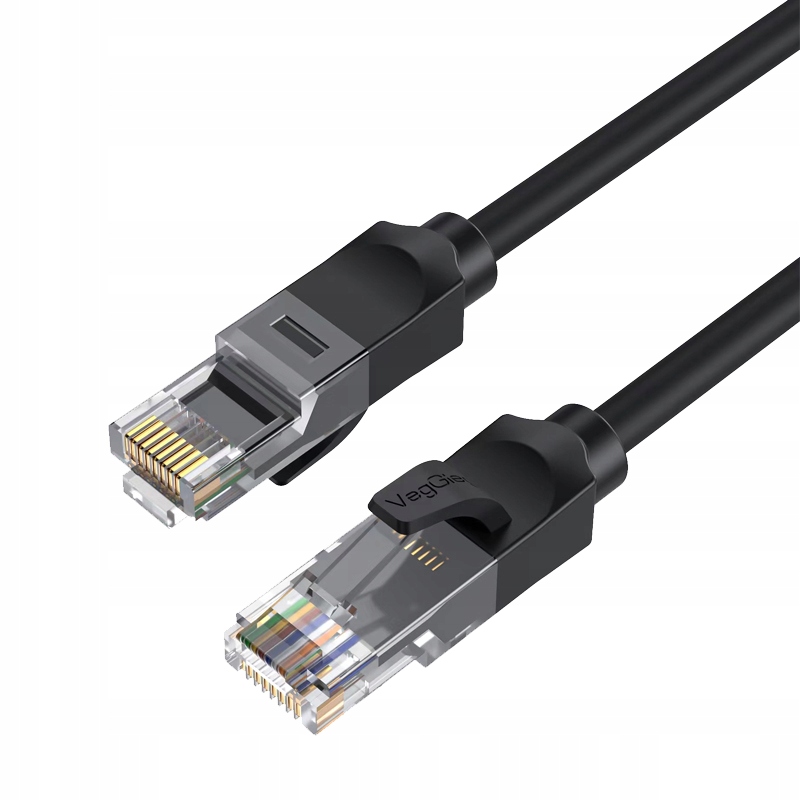KABEL SIECIOWY LAN ETHERNET INTERNETOWY SKRĘTKA RJ45 UTP CAT6 1000mbps 1m