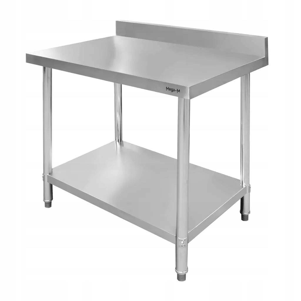 Stół Gastronomiczny Roboczy Ze Stali Nierdzewnej 100x70 cm Przyścienny