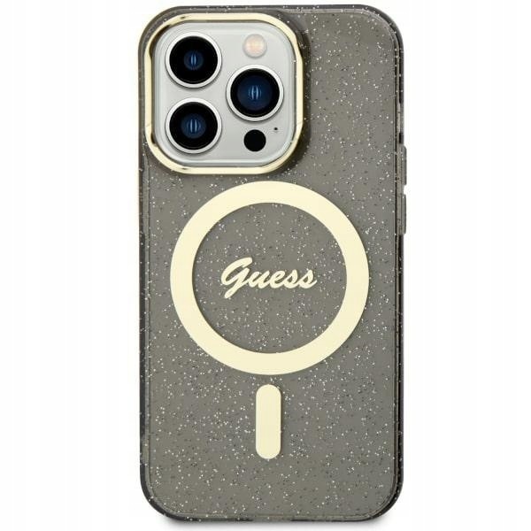 Guess GUHMN61HCMCGK iPhone 11 Xr 6.1"czarny/black hardcase Glitter G